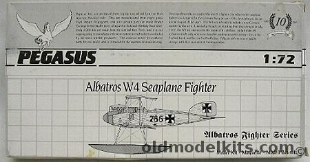 Pegasus 1/72 Albatros W4 Seaplane Fighter, 2017 plastic model kit